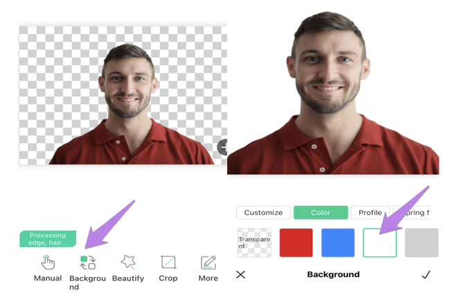 driver's license photo background