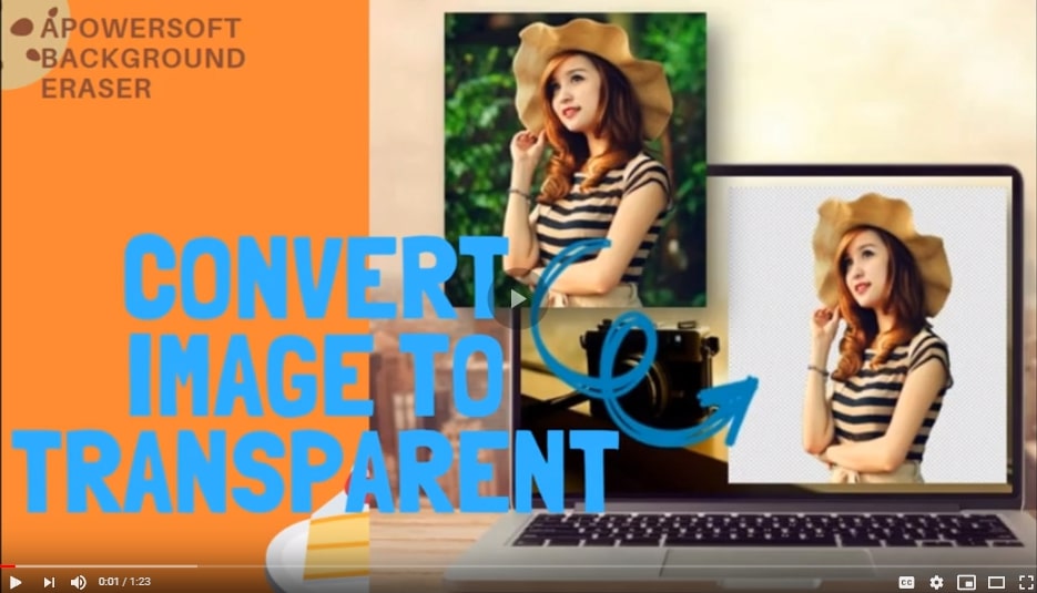 convert image to transparent video image