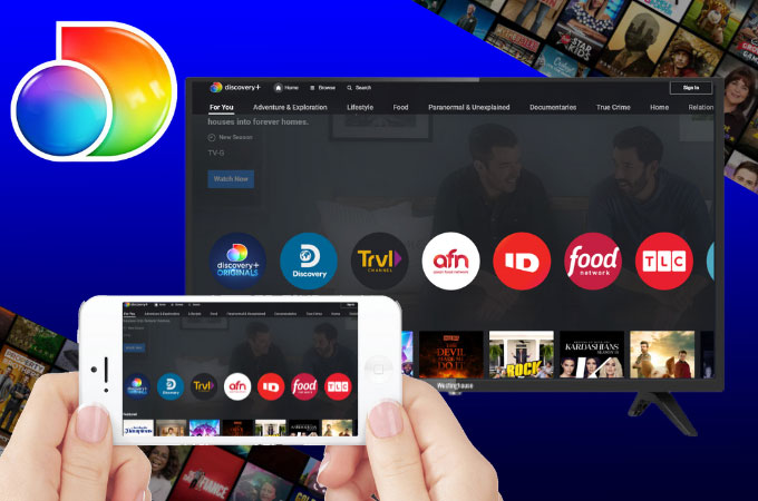 discovery plus phone and tv
