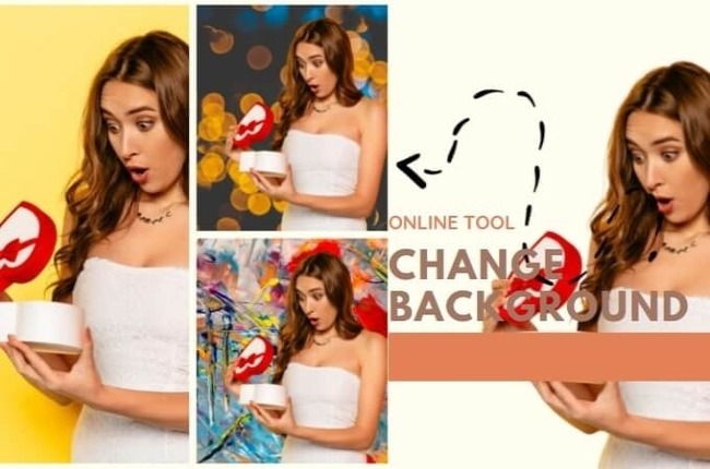 online photo editor change background