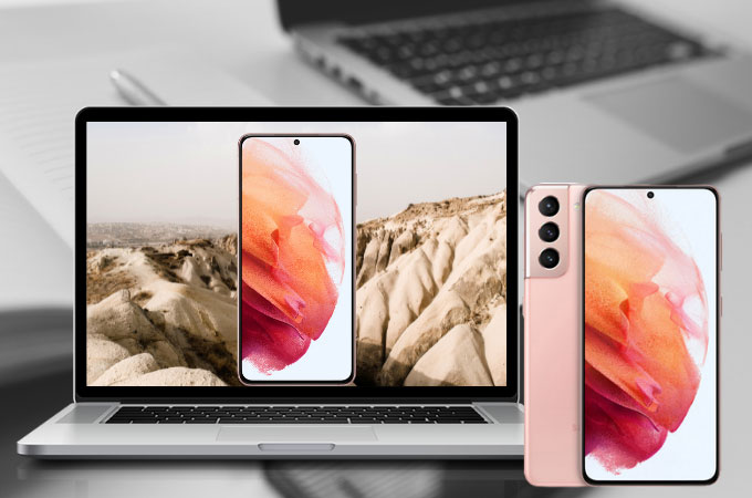 mirror samsung galaxy s21 to pc