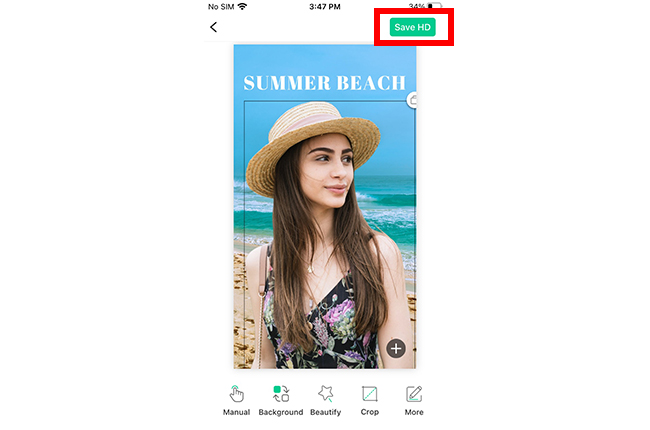 how to take beach photos apowersoft4