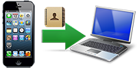 save iPhone contacts to computer